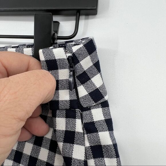 Re-Imagined By J. CREW Multi Striped Plaid Button Leg Capri Straight Leg Pants - Picture 12 of 15